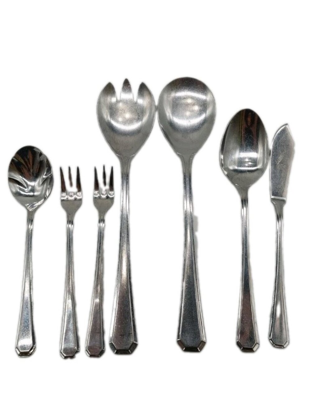 Supreme Cutlery By Towle Serving Spoon Fork Butter Knife Seafood Fork Set Of 7